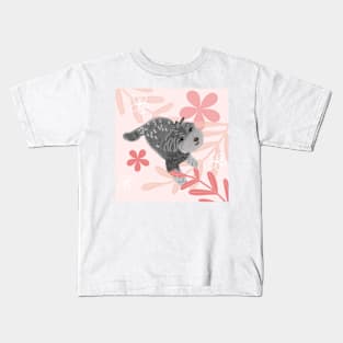 Flower Maltipoo Kids T-Shirt